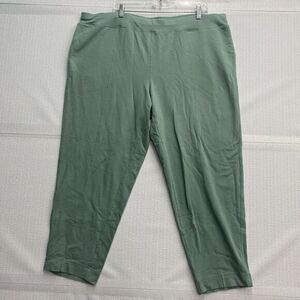 Terra Sky Women's 2X ‎ Lounge Sweat Pants Green Pockets